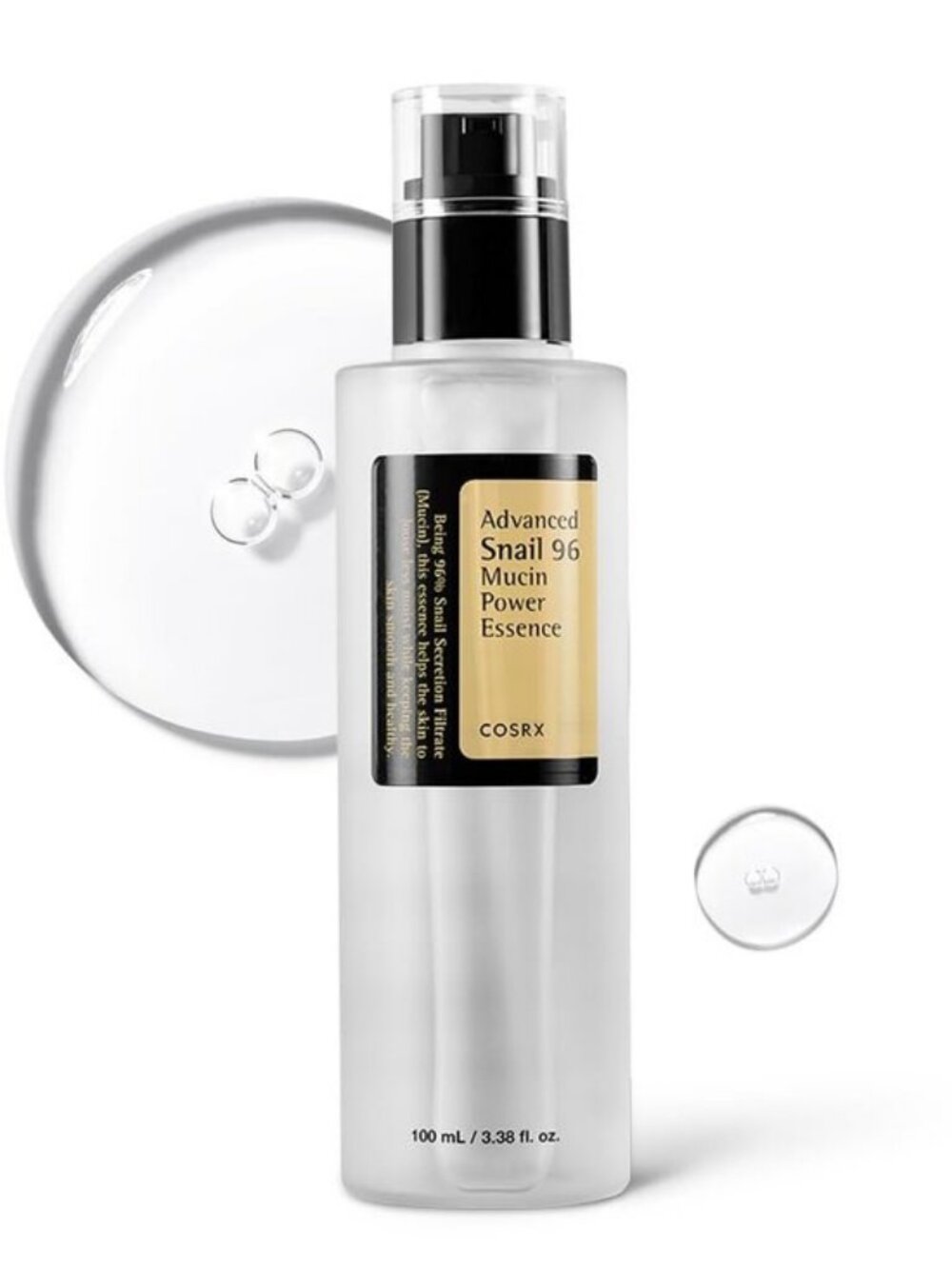 COSRX Snail Mucin 96% Repairing Serum for Sooothing & Hydrating 3.38 oz.